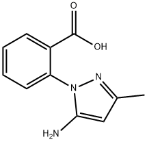 2-(5-AMINO-3-METHYL-PYRAZOL-1-YL)-BENZOIC ACID Struktur