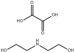 bis(2-hydroxyethyl)ammonium hydrogen oxalate Struktur