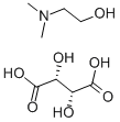 Dimethylaminoethanol bitartrate Struktur