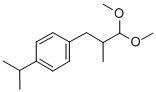 CYCLAMENALDEHYDEDIMETHYLACETAL Struktur