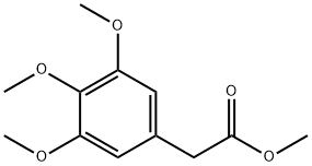 3,4,5-TRIMETHOXYPHENYL ACETIC ACID METHYL ESTER Struktur