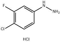 HYDRAZINE,(4-CHLORO-3-FLUOROPHENYL)-,HYDROCHLORIDE (1:1) Struktur