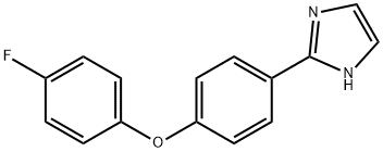 2-[4-(4-FLUORO-PHENOXY)-PHENYL]-1H-IMIDAZOLE Struktur