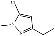 5-CHLORO-3-ETHYL-1-METHYL-1H-PYRAZOLE Struktur