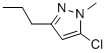 5-CHLORO-1-METHYL-3-PROPYL-1H-PYRAZOLE Struktur