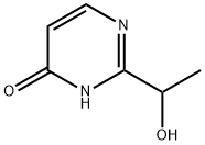 4(1H)-Pyrimidinone,2-(1-hydroxyethyl)- Struktur