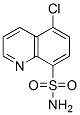 8-Quinolinesulfonamide,  5-chloro- Struktur