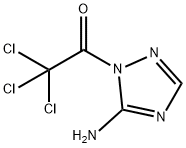 1H-1,2,4-Triazol-5-amine, 1-(trichloroacetyl)- (9CI) Struktur