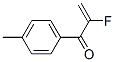 2-Propen-1-one, 2-fluoro-1-(4-methylphenyl)- (9CI) Struktur