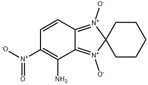 5-NITROSPIRO[BENZIMIDAZOLE-2,1'-CYCLOHEXAN]-4-AMINE 1,3-DIOXIDE Struktur