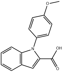 1-(4-METHOXY-PHENYL)-1H-INDOLE-2-CARBOXYLIC ACID Struktur