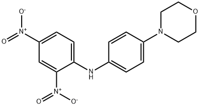 N-(4-morpholinophenyl)-2,4-dinitroaniline Struktur