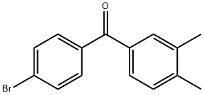 4-BROMO-3',4'-DIMETHYLBENZOPHENONE Struktur