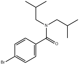 4-BroMo-N,N-diisobutylbenzaMide, 97% Struktur