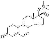 17-O-Trimethylsilyl 6,7-Dehydro Norethindrone Struktur