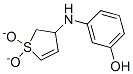 Phenol, 3-[(2,3-dihydro-1,1-dioxido-3-thienyl)amino]- (9CI) Struktur