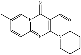 7-METHYL-4-OXO-2-PIPERIDIN-1-YL-4H-PYRIDO[1,2-A]PYRIMIDINE-3-CARBALDEHYDE Struktur