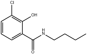 N-butyl-3-chlorosalicylamide Struktur