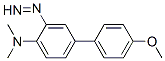 4-(4-methoxyphenyl)diazenyl-N,N-dimethyl-aniline Struktur