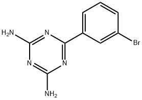 6-(3-BROMOPHENYL)-1,3,5-TRIAZINE-2,4-DIAMINE Struktur