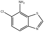 Benzothiazole, 7-amino-6-chloro- (8CI) Struktur