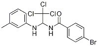 BenzaMide, 4-broMo-N-[2,2,2-trichloro-1-[(3-Methylphenyl)aMino]ethyl]- Struktur