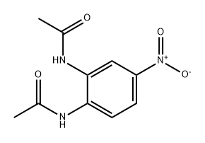 N,N'-(4-Nitro-1,2-phenylene)bisacetamide Struktur