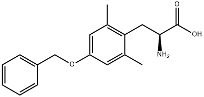 (S)-AMINO-(4-BENZYLOXY-2,6-DIMETHYL-PHENYL)-ACETIC ACID Struktur