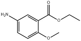 Benzoic acid, 5-amino-2-methoxy-, ethyl ester (9CI) Struktur