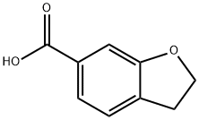 2,3-dihydrobenzofuran-6-carboxylic acid Struktur