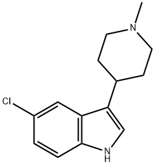 5-CHLORO-3-(1-METHYL-4-PIPERIDINYL)INDOLE Struktur