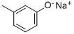 sodium m-cresolate  Struktur