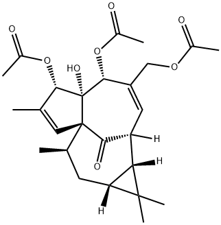 Ingenol triacetate Struktur