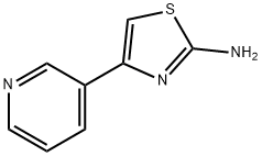 4-PYRIDIN-3-YL-THIAZOL-2-YLAMINE Struktur