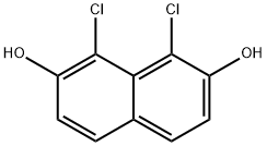 1,8-Dichloro-2,7-naphthalenediol Struktur