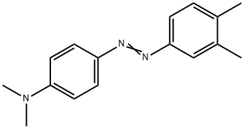 N,N-Dimethyl-p-(3,4-xylylazo)aniline Struktur