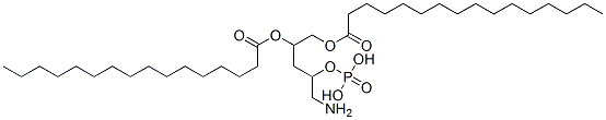 1,2-dipalmitoyl-3-phosphatidylethanolamine Struktur