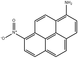 1-amino-8-nitropyrene Struktur