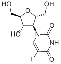 2,5-ANHYDRO-3-DEOXY-3-(5-FLUORO-3,4-DIHYDRO-2,4-DIOXO-1(2H)-PYRIMIDINYL)-D-MANNITOL Struktur