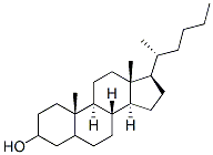 26,27-Dinor-5α-cholestan-3β-ol Struktur