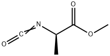 Propionic acid, 2-isocyanato-, methyl ester, D- (8CI) Struktur