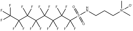 N-[3-(dimethyloxidoamino)propyl]-1,1,2,2,3,3,4,4,5,5,6,6,7,7,8,8,8-heptadecafluoro-1-Octanesulfonamide Struktur