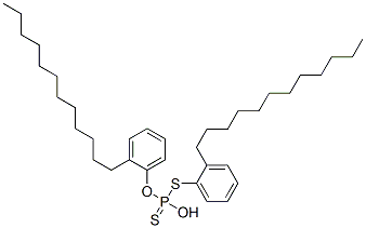 bis(dodecylphenyl) hydrogen dithiophosphate   Struktur