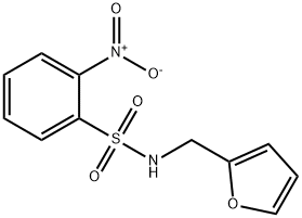 N-(Furan-2-ylMethyl)-2-nitrobenzenesulfonaMide Struktur