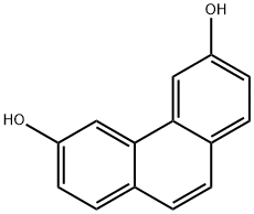 Phenanthrene-3,6-diol Struktur