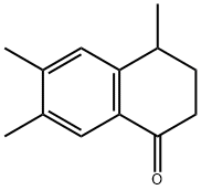 3,4-Dihydro-4,6,7-trimethylnaphthalen-1(2H)-one Struktur