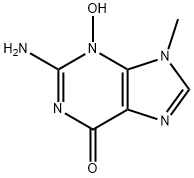 2-amino-3,9-dihydro-3-hydroxy-9-methyl-6H-purin-6-one        Struktur