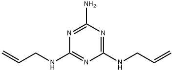 N,N'-Diallyl-1,3,5-triazine-2,4,6-triamine Struktur