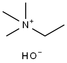 ETHYLTRIMETHYLAMMONIUM HYDROXIDE Struktur