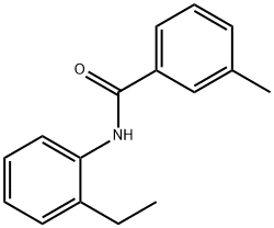 N-(2-ethylphenyl)-3-methylbenzamide Struktur